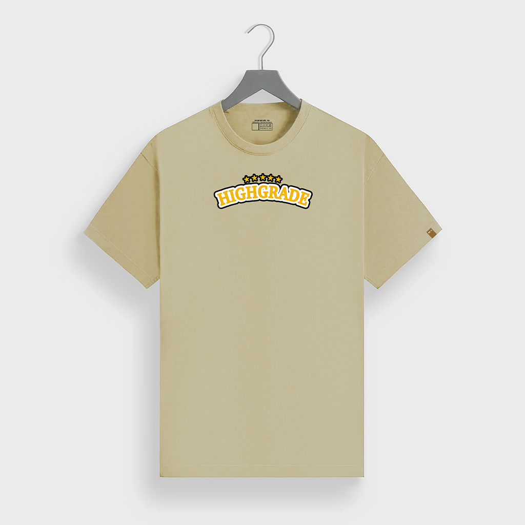 HIGHGRADE - WOODEN T SHIRT BEIGE