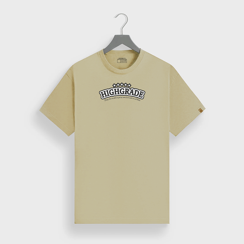 HIGHGRADE - WOODEN T SHIRT BEIGE