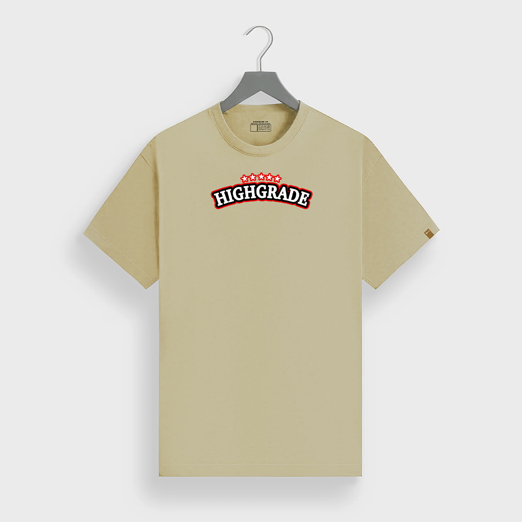 HIGHGRADE - WOODEN T SHIRT BEIGE