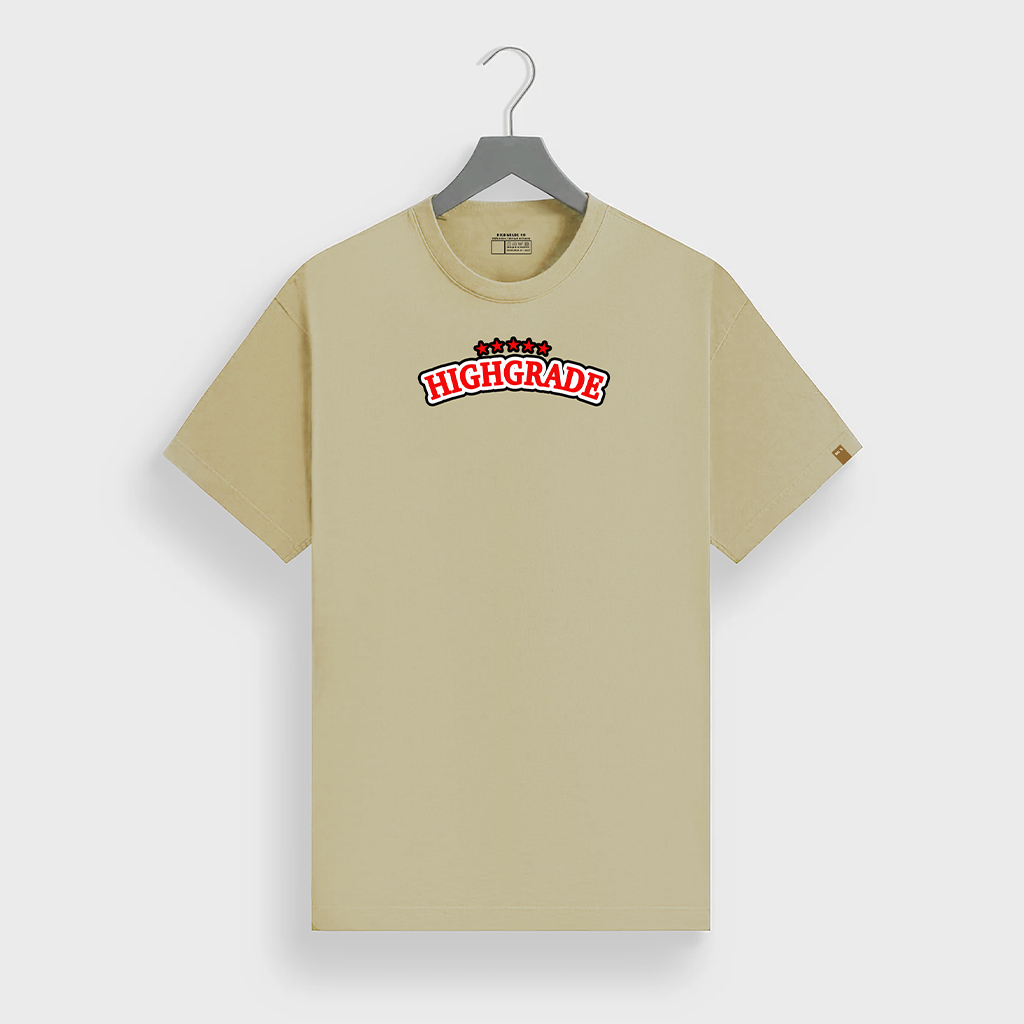 HIGHGRADE - WOODEN T SHIRT BEIGE