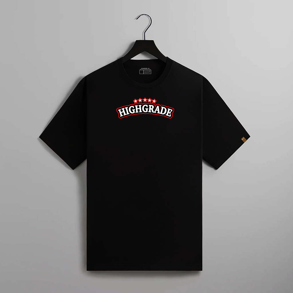 HIGHGRADE - WOODEN T SHIRT NOIR